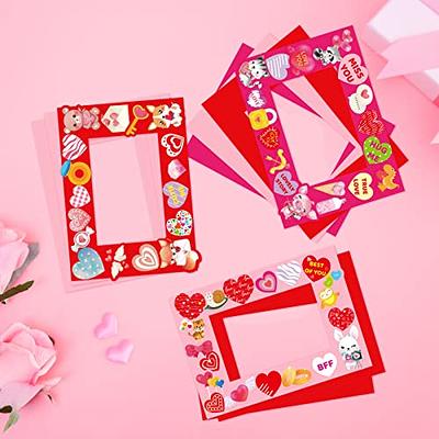  Heart Picture Magnet Craft Kit - Makes 12 - Valentine's Day  Crafts for Kids and Fun Home Activities : Toys & Games