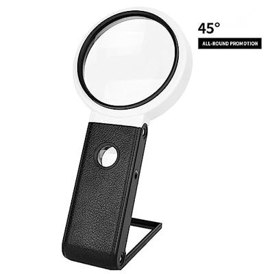 Petyoung 6X 25X Hands Free Magnifying Glass with Light and Stand, Lighted  Handheld Magnifier for Reading Close Work, Powered by Battery or USB -  Yahoo Shopping