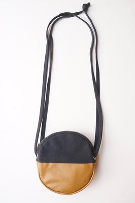 Midnight Leather Hobo Bag