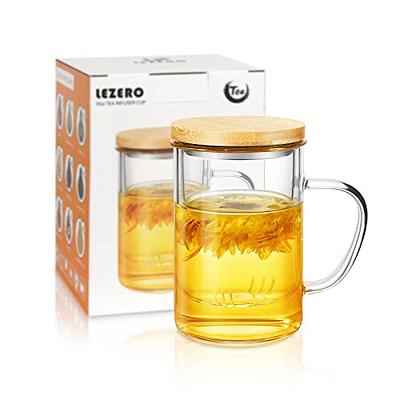 Mfacoy Glass Coffee Mugs Set of 4, Clear Large Coffee Mug 15 Oz With  Handles for Hot Beverages, Clea…See more Mfacoy Glass Coffee Mugs Set of 4,  Clear