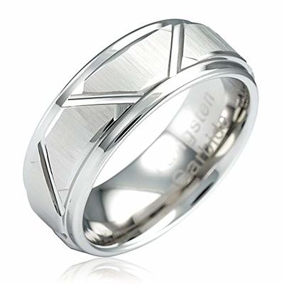 100s Jewelry Tungsten Wedding Band