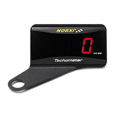 Motorcycle LCD Digital Odometer Speedometer Tachometer Fuel Gauge with  Bracket