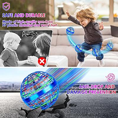 Flying Ball Toys for Age 8-13, 2023 Cosmic Globe Boomerang Hover Ball with  Lights, Galactic Fidget Spinner Mini Drone,Christmas Birthday Gift for 6 7