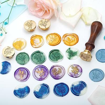 Lavender Wax Seal Stamp / Plant Wax Sealing Stamp /wedding 