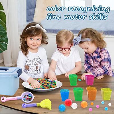 Water Fine Motor Activity for Kids Using Colorful Cups