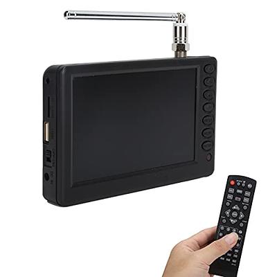  Jexiop Portable TV, Mini TV with Antenna and Digital ATSC  Tuner,HDMI USB Port,12 Volt Charger Cable/AC Power,TV for Caravan and  Kitchen (10.1inch) : Electronics