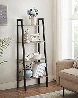 Bookshelf, Ladder Shelf, 4 Tier Tall Bookcase, Modern Open Book Case for  Bedroom, Living Room, Office - Yahoo Shopping