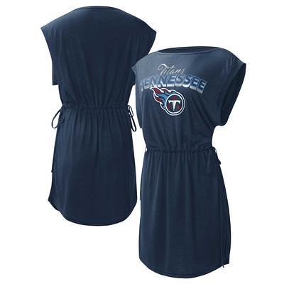 Women's G-III 4Her by Carl Banks White Tennessee Titans Heart Graphic Fitted T-Shirt Size: Small