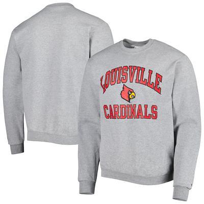 Champion Men's Red Louisville Cardinals High Motor Pullover Hoodie