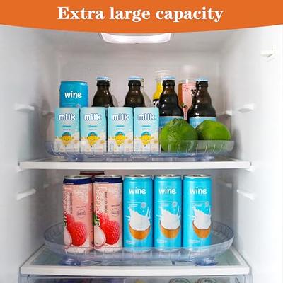 360° Rotating Lazy Susan Turntable Organizer for Refrigerator Fridge  Organizer Storage Rectangular Clear Kitchen Organizers for Fridge Kitchen  Countertop Cabinet Pantry Table - Yahoo Shopping