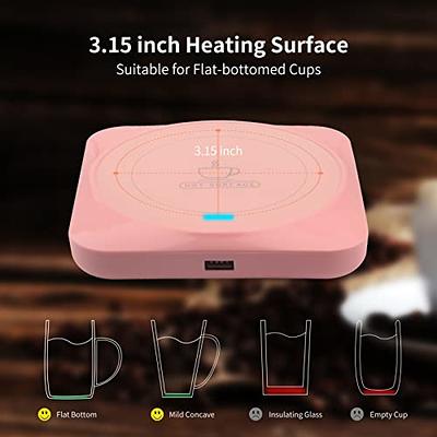 Portable Smart Milk Tea Watter Cocoa cup Coffee Mug Warmer Home Heating  Plate