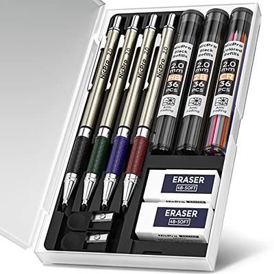 Art Mechanical Pencils Set Metal Drafting Sketching Drawing Pencil Artist  Tools