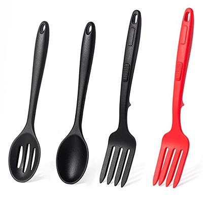 5Pcs Mini Silicone Cooking Utensils Set Rose Gold Non Stick Cream Spatula  Cake Scrapers Spoon Heat