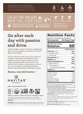 Cacao Butter  Navitas Organics