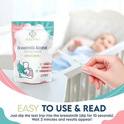 Easy@Home Breastmilk Alcohol Test Strips, at Home Alcohol Test for Bre