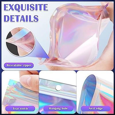 50/100pcs Small Plastic Bag Self Seal Clear Pouches Resealable Zip Lock  Bags For Jewelry Beads