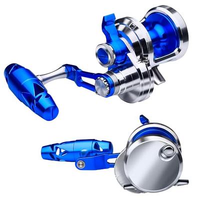 CAMEKOON Conventional Reels Saltwater Trolling Fishing, Up to 66Lbs Carbon  Drag, 4.6 inch Long Power Handle, Adjustable Strike Button, Lever Drag  Casting Reel - Yahoo Shopping