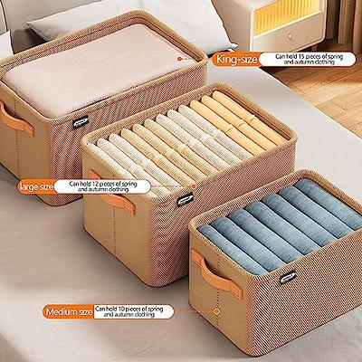 Homsorout Storage Bins with Lids, Fabric Cube Storage Organizer