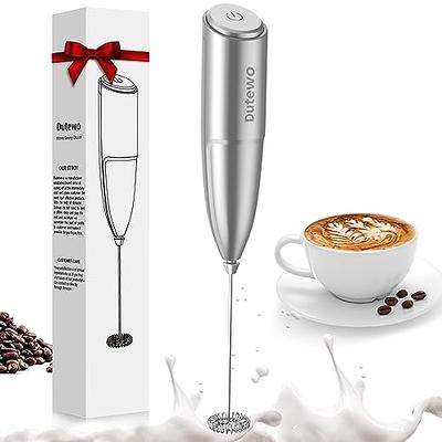 Hand Mixer Milk Frother for Coffee - Dutewo Frother Handheld Foam Maker for  Lattes, Electric whisk Drink Mixer Mini Foamer for Cappuccino, Frappe,  Matcha, Hot Chocolate Grey - Yahoo Shopping