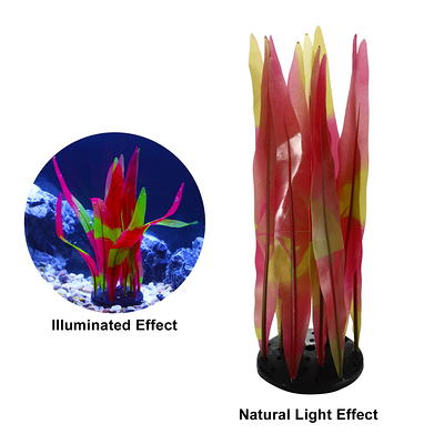 Unique Bargains Glowing Silicone Aquatic Artificial Seaweed Fish