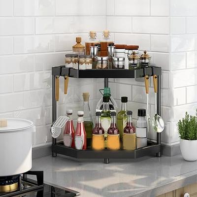 JayRex Kitchen Countertop Organizer Counter Shelf 2 Tier Separable