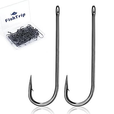 Beoccudo Saltwater Treble Hooks Large Size 4X Strong Triple