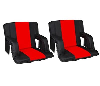 SPORT BEATS Stadium Seat for Bleachers with Back Support and Cushion  Includes Shoulder Strap and Cup Holder - Yahoo Shopping