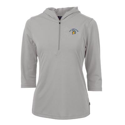 Men's Cutter & Buck Purple Minnesota Vikings Virtue Eco Pique Recycled  Quarter-Zip Pullover Jacket