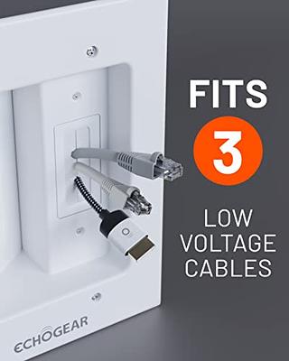 How To Hide TV Wires In Or On The Wall - ECHOGEAR