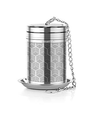 Tea Infuser Tealeaves Mesh Strainers Sieve Stainless Steel Particle Filters  Chain with Hook Coffee Herb Spice Diffuser Kitchen