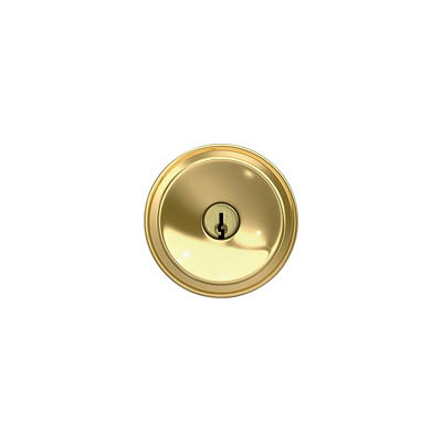 First Secure by Schlage Hawkins Keyed Entry Door Knob Lock in Antique Brass  for Exterior 