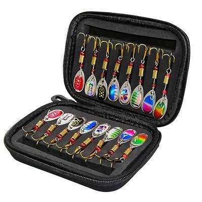 Buy Dr.Fish Lot 30 Fishing Spinner Kit with 2 Tackle Boxes Spoon Fishing  Lures for Bass Trout Assorted Mutiple Styles Spinnerbait Roostertail  Walleye Salmon Fishing Baits Full Kit Online at Low Prices