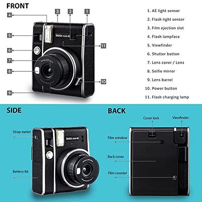 Fujifilm Instax Mini 11 Instant Camera - Sky Blue (16654762) | Butterfly  Case | Butterfly Album | Instant Film Pack | Photo Frames