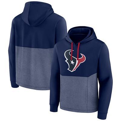 Men's Nike Navy Houston Texans Sideline Logo Performance Pullover Hoodie