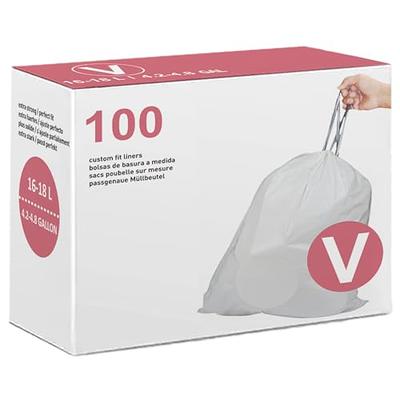 Emily's Choice Biodegradable Trash Bag Code Q (50 count), Custom Fit Trash  Bag compatible with Simplehuman Code Q bins, 50-65L / 13-17 Gallons, ATSM  6954 - Yahoo Shopping