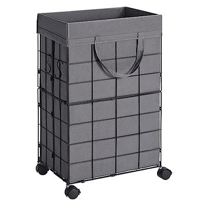 Whitmor Laundry Mesh Bags Alloy - Alloy Gray Collapsible Laundry Hamper -  Yahoo Shopping