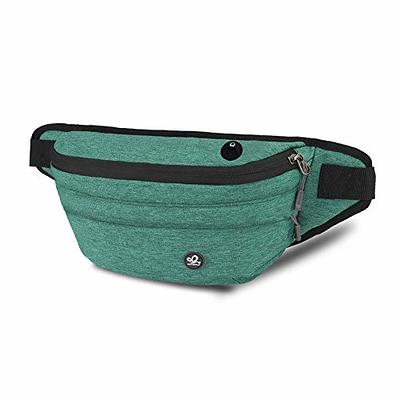 TOJNMAKE Running Belt Fanny Pack for Women Men Waterproof Small Waist Bag  Black Fanny Pack for Travel Hiking Walking Workout Fashion Waist Packs