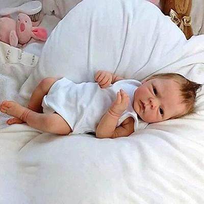 19in Realistic Reborn Baby Dolls Full Body Vinyl Boy Doll Newborn