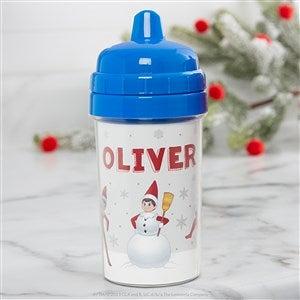 Construction & Monster Trucks Personalized 10 oz. Sippy Cup- Blue