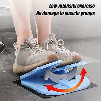 NICEBINGO Mini Stair Steppers for Exercise at Home with Resistance Bands,  Under Desk Stepper Machine 300LB Capacity 