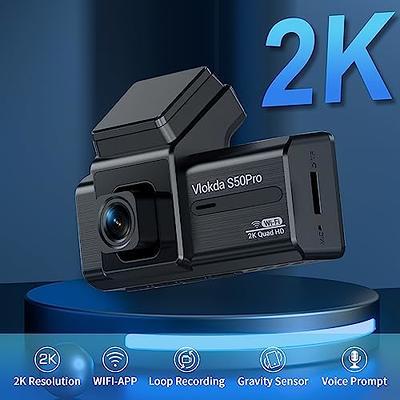 2K Dash Cam Front WiFi Dash Camera for Cars QHD 1440P Car Camera Dashcam  for Cars with Super Night Vision 170°Wide Angle WDR Loop Recording - Yahoo  Shopping