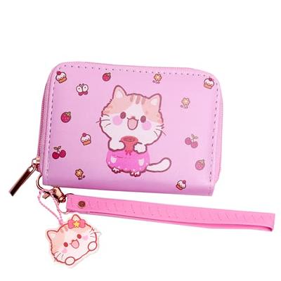 Cute Women Girl Leather Trifold Mini Wallet Card Holder Coin Purse Clutch US