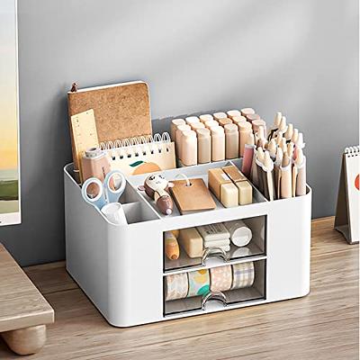 Small Desk Organizer with Drawer