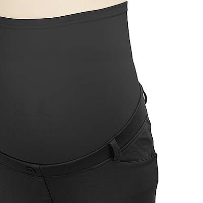 MIRITY Maternity Seamless Leggings Over The Belly Pregnancy Workout  Stretchy Pants with Pockets Brown at  Women's Clothing store