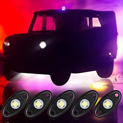 Macarrie 12 Pods Rock Lights LED Lights for Car SUV Underglow