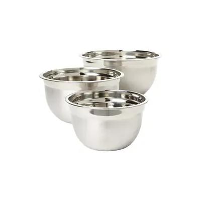 White Hobnail Mixing Bowls 4-Piece Nesting Set