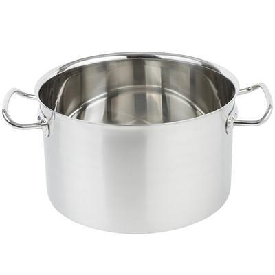 Vollrath 4333 Wear-Ever 20 Qt. Rolled Edge Aluminum Sauce Pot