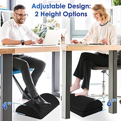 TALSTILA Foot Rest for Under Desk at Work, Office Desk Accessories
