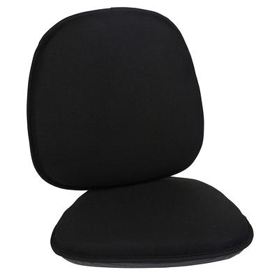 Mainstays Textured Chair Cushion, Rich Black, 1-Piece, 15.5 L x 16 W 