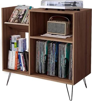 Record Player Stand Vinyl Record Storage Holder Rack LP Display Stand Record  Player Table Turntable Stand with Metal Frame for Living Room Bedroom Study  Office - Yahoo Shopping